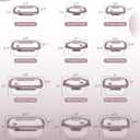 2 x 12-Pack Glass Containers with Tempered Lids Borosilicate, Oven-Safe(-4F~950F), Airtight, BPA-Free, Multi-Size for Meal Prep, Dishwasher Safe, 1.6 cups to 6.4 cups (Pink)