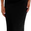 PRETTYGARDEN Women's 2026 Summer Formal Maxi Dresses Sleeveless One Shoulder Bodycon Ruched Mesh Wedding Guest Cocktail Dress (Black, XL)