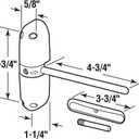 Prime-Line KC10HD Safety Spring Door Closer Easy to Install to Convert Hinged Doors to Self-Closing Diecast Construction, 4-1/4 In. White, Non-Handed (Single Pack)