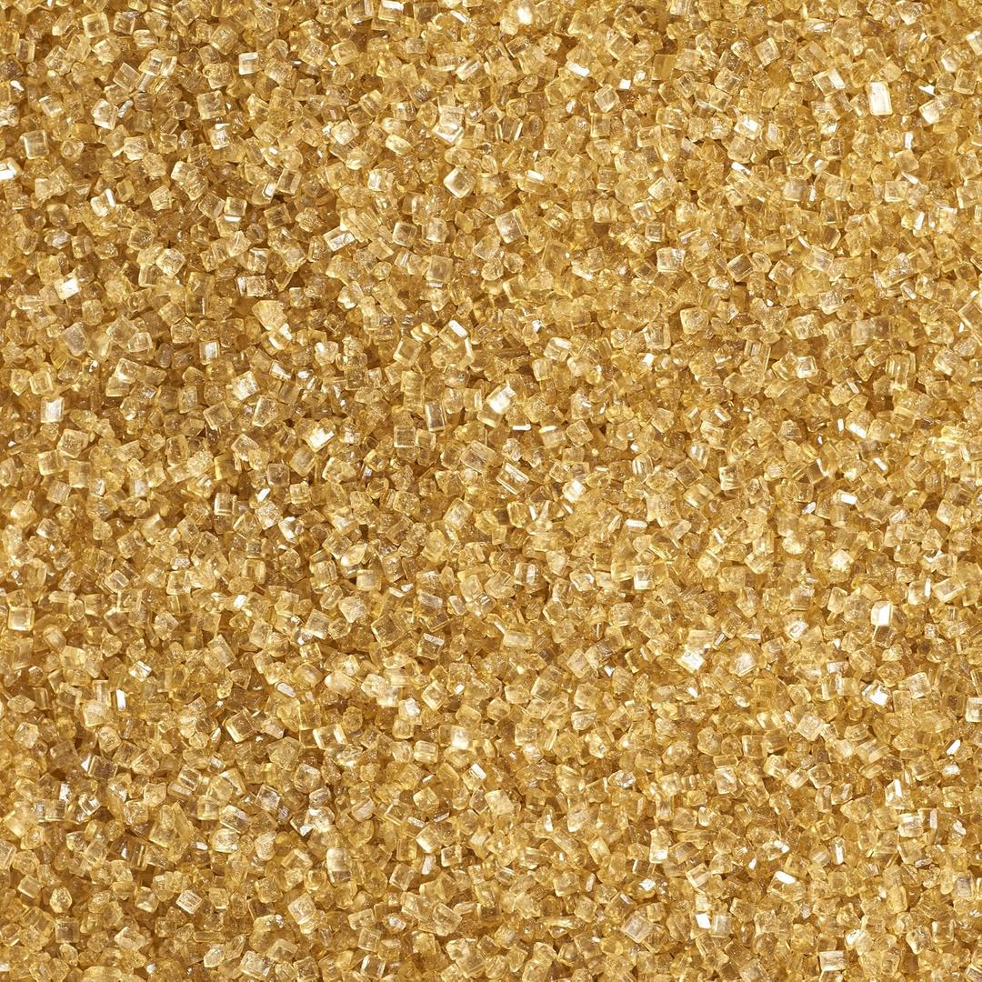 2 x Gold Sanding Sugar Sprinkles for Baking | Cake & Cookie Decorating | 33 oz (EXP 03/17/29)