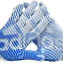 adidas Scorchlight 6 Youth Receiver Gloves (Large, White/Royal)