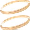 KALLORY 2pcs Rattan Basket Weaving Material Wicker Repair Kit Wide Strips Flat Coil Home Reeds Hand Decor Furniture DIY Reeds Supplies Mayo