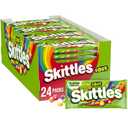 SKITTLES Sours Individually Wrapped Full Size Chewy Candy Packs, 24 Ct Bulk Box