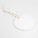 3 x 10pcs Sublimation Blanks Ceramic Disc Ornaments, Christmas Tree Decor Round Ornament for Sublimation, Blank Ceramic Ornaments (3" Round-Sublimation)