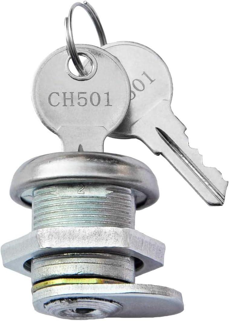 Truck Tool Box Lock Replacement with Keys Pickup Toolbox Latch Cylinder Keyed Alike 4 Pack