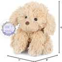 SuzziPals Warmable Golden Retriever Plush Toy Weighted Stuffed Animals, Microwavable Stuffed Animal Heating Pads for Period Cramps, Dog Stuffed Animal for Bedtime, Puppy Plushie Gifts for Kid Women