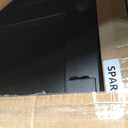 ‌Pubell Large Hanging Chalkboard Sign with Stand, 47" x 20" Black Metal