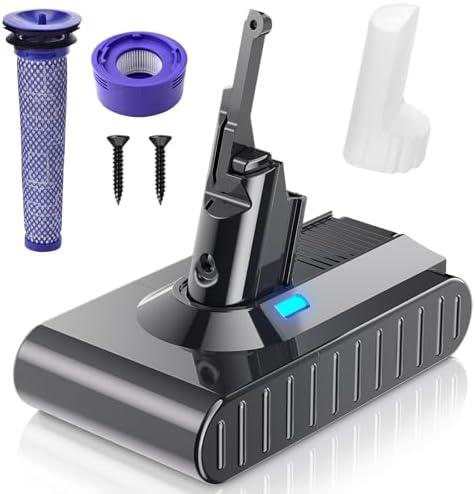 Bonacell 【Upgraded 7000mAh】 21.6V 7.0Ah Replacement for Dyson V8 Battery Li-ion Compatible with V8 215681 967834-05 SV10 Absolute/Animal/Fluffy/Cord-Free Handheld Vacuum