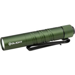 OLIGHT I3T 2 EOS Pocket EDC Flashlight, 200 Lumens Compact Bright Handheld Flash Lights, Dual-Output Tail Switch with AAA Battery and Two-Way Pocket Clip for Camping and Hiking (OD Green)