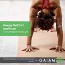 Gaiam Yoga Mat - Premium 5mm Solid Thick Non Slip Exercise & Fitness Mat for All Types of Yoga, Pilates & Floor Workouts (68" x 24" x 5mm) | Premium non-slip mat in solid colors. Cushioned support for yoga, Pilates & floor workouts at home or studio.