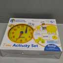 Learning Resources Time Activity Set  Teaching Clocks for Kids, Teacher Classroom Must Haves, Elementary School & Montessori Activities, Math Manipulatives, Time Flash Cards, Gifts for Boys and Girls