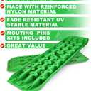 X-BULL New Recovery Traction Tracks Sand Mud Snow Track Tire Ladder 4WD (Green,3gen), Bag+Hardware+Tracks