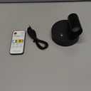 Spotlights Indoor, Wireless Uplighting Indoor with Remote Dimmable, Rechargeable Picture Lights,350 Rotate, Battery Powered Spot Light for Artwork Christmas Tree Plant Painting (1 Pack, Black)