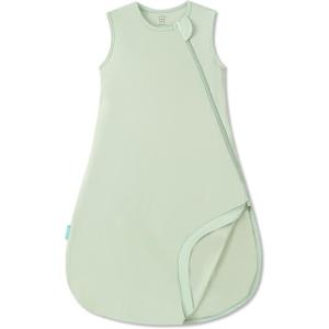 PurComfy Supersoft Sleep Sack 0.5 TOG, Premium Bamboo Viscose Sleeping Bag Thin Baby Wearable Blanket 2-Way Zipper Sleep Sack (Sage) 15-24m