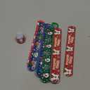 CCINEE Christmas Slap Bracelets,Xmas Slap Wristbands Snata Claus Reindeer for Christmas Party Gift Bag Filler Giveaways,48PCS
