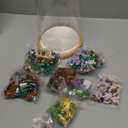 DIY Flower Building Toy Sets Miniature Cherry Blossom Tree House Building Kit, Purple & Yellow Sakura Flowers, Building Blocks Set for Adults & Girls - Bonsai Tree Model with Dust Cover