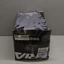 TRIANGLE Full Face Motorcycle Helmets, Off-Road Motocross Helmet for Men & Women, Dual Visor with Internal Tinted Sunshield, Open Face 3/4 Adult Racing Helmet DOT Approved (Black, XL)