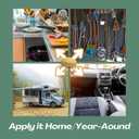 2 x Rodent Mice Repellent, Indoor Outdoor Rodent Control for Home, Cars, Sheds, Long-Lasting 30-60 Days, Pet Safe Essential Peppermint Oil Formula,Squirrel Repellent,12 PCS Covers 650 Sq. Ft