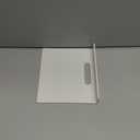 Small Floating Shelf 3mm Thick, 6.5 inch, Wall Shelf, Metal Floating Shelves for Echo, Cameras, Small Speaker, Wall Shelves for Bathroom, Living Room, Bedroom (White 1pcs)