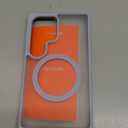 TORRAS Strong Magnetic & Seamless Stand for Samsung Galaxy S25 Ultra Case, Fit for MagSafe, Mil-Grade Drop Protection, Kickstand for Samsung Galaxy S25 Ultra Case, Translucent Back/Silverblue Edge