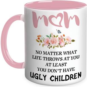 Vanleonet Gifts for Mom, Funny Coffee Mug, Mom Gift from Daughters Son, Gifts for Birthday, Christmas, Thanksgiving Day-11 Ounces