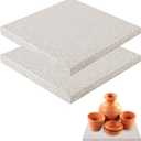 Verdanzia 2 Pack 7" X 7" Square Kiln Shelf, Fires Up to 2280F for Glass Fusing and Ceramics, 0.63" Thickness Use in Most Kiln