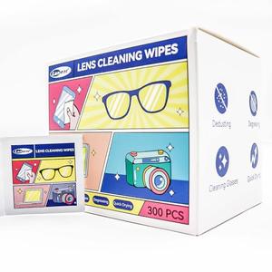 Pack Of 2 Lens Cleaning Wipes, Resin/Glass Surface Cleaning Wipes, Individually Wrapped Wipes for Phone Screens/Eyeglasses/Sunglasses(300-Pack) BB 2027/01/14