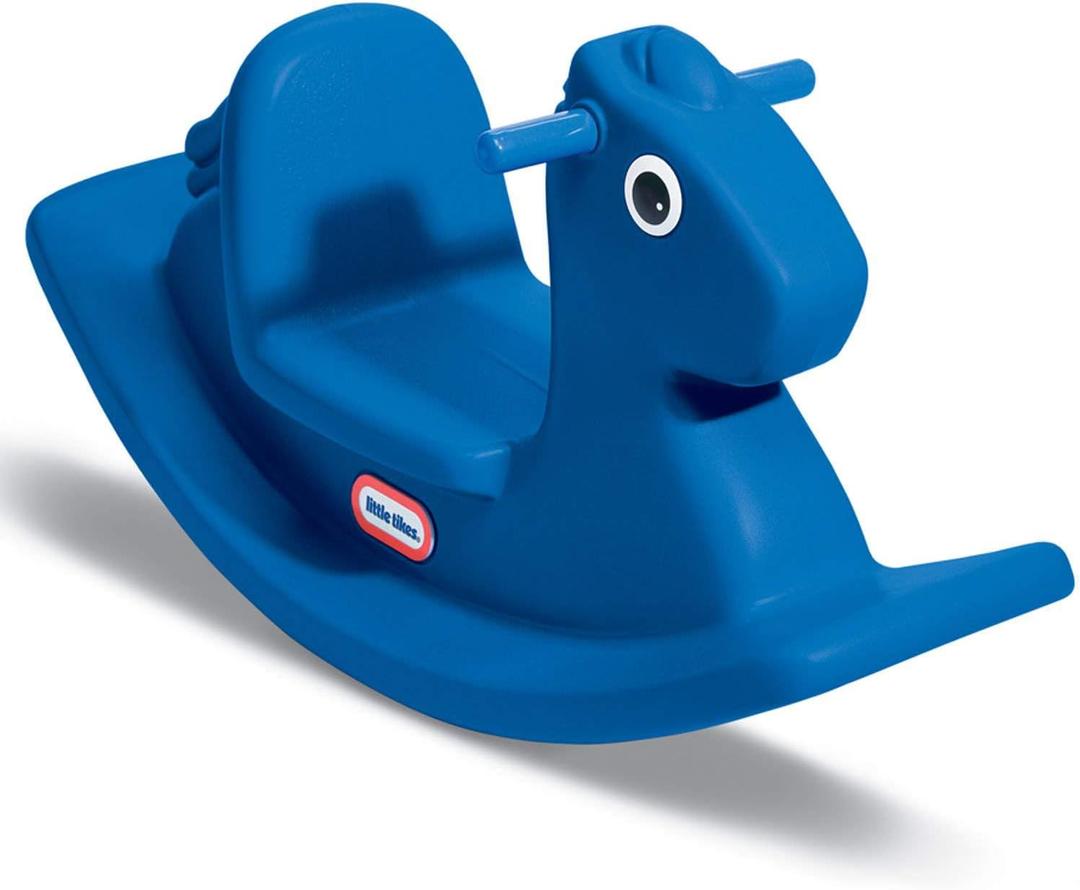 Little Tikes Rocking Horse Blue, 33.00 L x 10.00 W x 17.50 H Inches (33.00 L x 10.00 W x 17.50 H Inches, Blue)