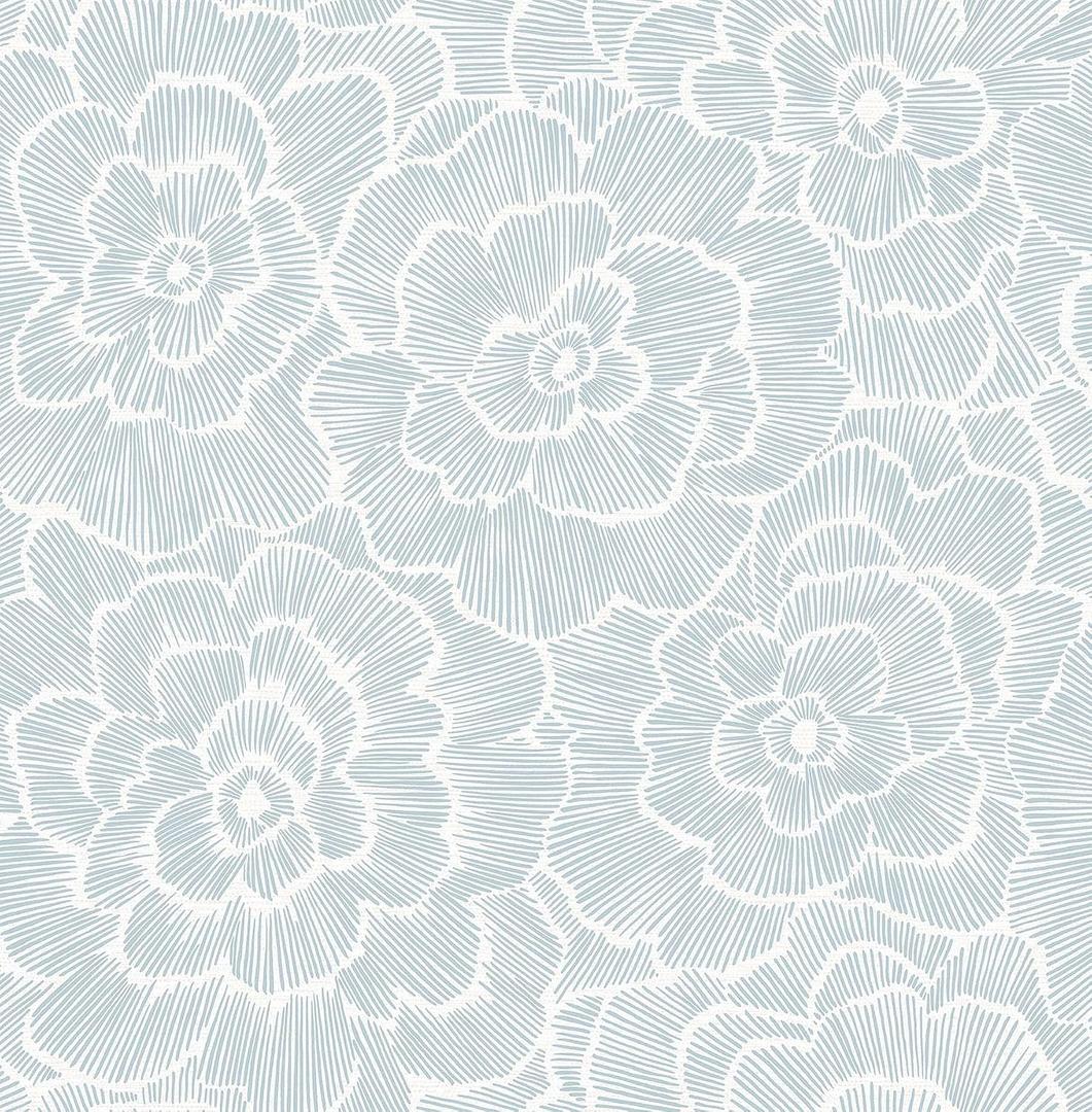 NuWallpaper by WallPops NUS4048 Saraya Peel & Stick Wallpaper, Blue