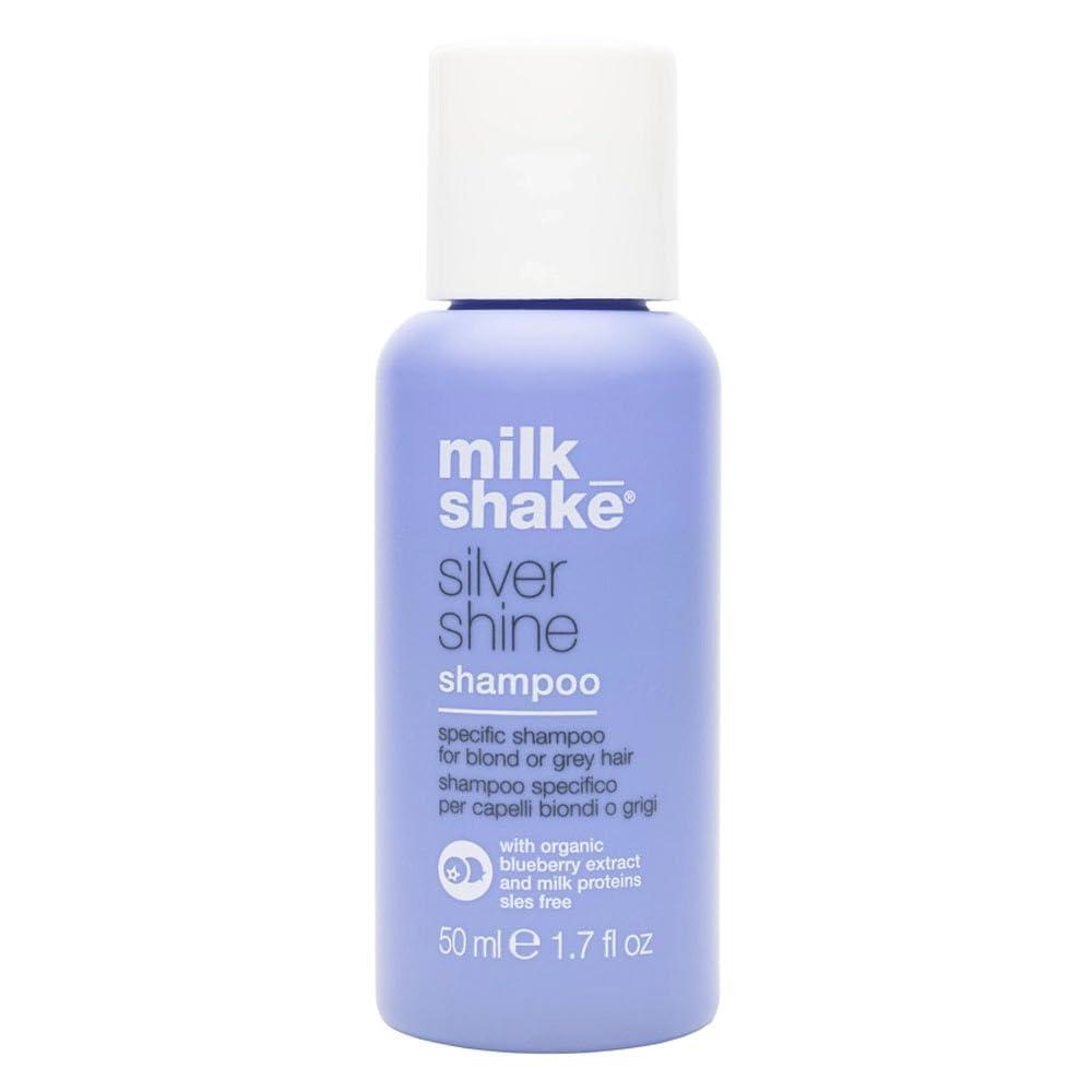milk_shake Silver Shine Purple Shampoo for Blonde Hair - Blonde Shampoo for Brassy Hair 100% SLES-Free (1.7 Fl Oz (Pack of 1))