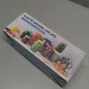 AOZITA 10 WIDE Mouth & 10 REGULAR Mouth Mason Jar Lids - 20 Pack Food Grade Plastic Mason Jar Caps for Ball, Kerr and More Canning Jars - Leakproof & Dishwasher Safe - Multicolor