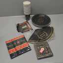 Movie Night Party Pack with Dinnerware, Hats, Banner, Tablecloths (Serves 24, 99 Pieces)