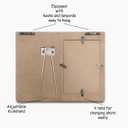 Family Picture Photo Frame, Christmas Mothers Fathers Day Families Gifts For Families Reunion, Five Generation One Family Many Hearts Picture Frames 4x6