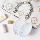 Foldable Flip-Flop Travel Slippers Shower Shoes Slides Summer Camp Sandals Soft Comfy Non-Slip Quick Dry House Bathroom Gym Spa Pool Sandals Beach (7-7.5 Women/5.5-6 Men, Blue)