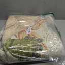 jinchan Green Botanical Print Round Rug 6ft Washable Area Rugs Indoor Circle Modern Tropical Desert Cactus Soft Non-Slip Carpet for Living Room Bedroom Dining Room Playroom Home Office