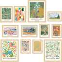 97 Decor Vintage Eclectic Wall Art Prints - Artsy Maximalist Decor Gallery Wall Prints for Bedroom Dorm, Famous Art Posters for Room Aesthetic Pictures, Colorful Eclectic Decorations (Unframed)