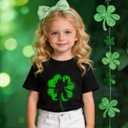 Boys St Patricks Day Shirt for Toddler Girls Funny Saint Patricks Day T-Shirts Kids Short Sleeve Tops Shamrock Tee 2-8Y