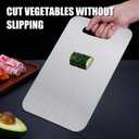 Titanium Cutting Board - 2026 New Upgrade 100% Pure Titanium Cutting Boards for Kitchen Double Sided Non Toxic Titanware Cutting Board,Hygiene Durable Dishwasher Safe Chopping Board (14"L x 10"W)