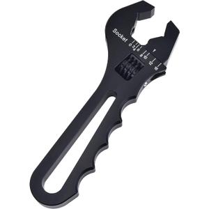 EVIL ENERGY AN Fitting Hose Wrench Adjustable 3AN-16AN Aluminum Black