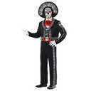 Morph Day Of The Dead Costume For Men - Mariachi Outfit for Halloween - Dia De Los Muertos Costume For Men, Medium