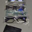 Gaoye 1.0 Professional Reading Glasses for All Day - Computer Readers with Blue Light Protection - Value Pack (A1-5 Pack Mix Color)