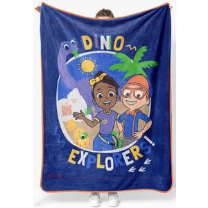 Sunny Side Up Kids Plush Throw Blanket  Soft & Comfy Throw for Couch or Bed  Cozy Home Dcor for Living Room & Bedroom, Blue - Blippi, 46x60 - Throw Blanket
