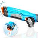 Funwee Electric Water Guns for Kids & Adults, Automatic Water Reload & Shooting Over 250 Blasts Water Blaster Squirt Guns Up to 28 FT Long Range, Summer Beach Pool Backyard Outdoor Toys (Bright Blue)