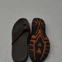 GUBARUN Mens Sport Flip Flops Comfort Casual Thong Sandals Outdoor(Brown, 13)