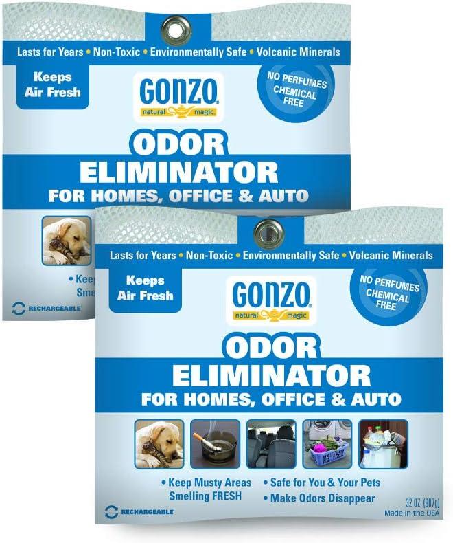 Gonzo Odor Eliminating Rocks for Homes  2 Pack