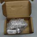 Shower Head Shut Off Value with Handle Lever, 304 Stainless Steel Water Flow Control Value 1/2" NPT Thread, Showerhead Shower Shut Off Adjustable Water Pressure Regulator, Water Saver