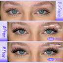 Pawotence Lash Clusters Kit Wispy Lash Extension Kit 10-18mm Cluster Eyelash Extensions Kit Individual Lashes 144pcs Eyelash Clusters with Lash Bond and Seal, Lash Tweezers for Self Use
