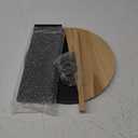 Key Holder for Wall with Shelf - Wood Mail Organizer and Rack with Shelf Hooks Wall Mounted for Entryway Decor Magazines Letter Storage Farmhouse Living Room Bedroom Doorway Black