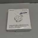 6 Ft Surge Protector Power Strip - 8 Widely Outlets with 4 USB Ports, 3 Side Outlet Extender with 6 Feet Extension Cord, Flat Plug, Wall Mount, Desk USB Charging Station, ETL,White