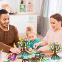 WATINC Earth Day Tree Craft Kits - Make Your Own Environmental Day Trees Decoration, DIY Earth Accessories Party Holiday Celebration Craft Supplies Home School Educational Activity for Kids (16 Pack)